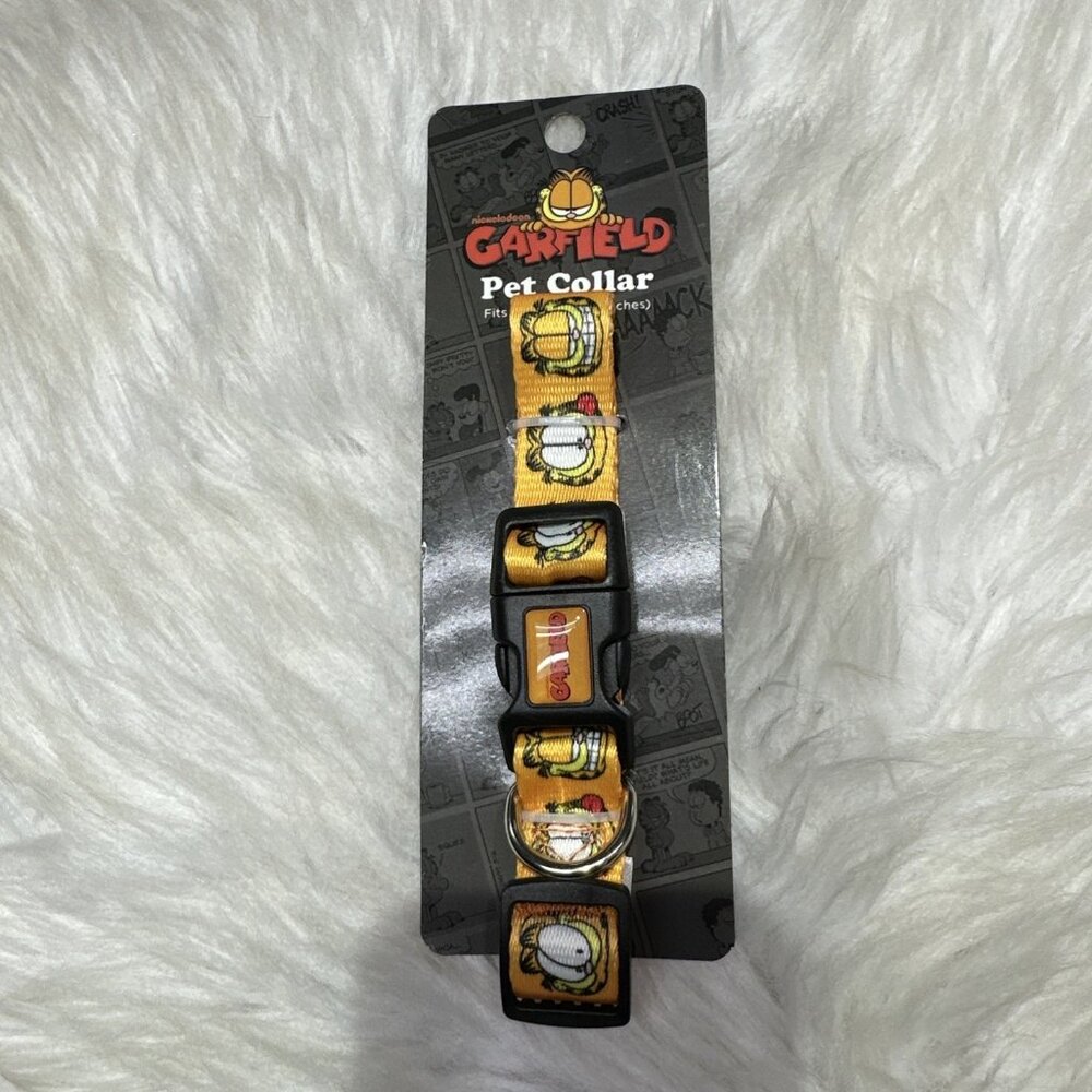 Nickelodeon Garfield Pet Collar Fits S/M 11 To 19 Inches